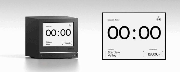 The I-Ink Panel faceplate connects wirelessly and has a built-in battery.