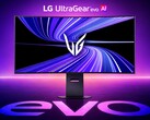 The LG 45GX950B-B sports a 45" 5K2K MLA OLED display.