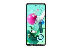 The front of the LG Q92 looks nondescript. (Image source: Google Play Console via MySmartPrice)