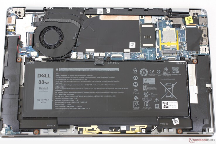 No major internal changes. Note the soldered RAM and support for up to one M.2 2230 NVMe SSD only