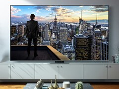 The Samsung 2023 Q80C 4K TV is now available in a 98-in model. (Image source: Samsung)