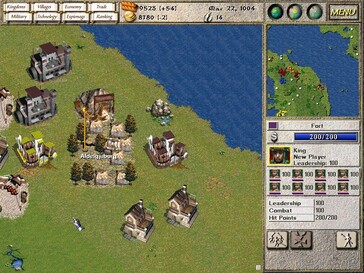 Visually, Seven Kingdoms resembles classic RTS games such as Stronghold. (Pictured: A screenshot from Seven Kingdoms: Ancient Adversaries.)
