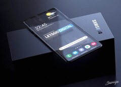 Samsung concept. (Image source: LetsGoDigital/Snoreyn)