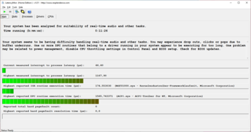 Samsung Galaxy Book Ion 13.3 - LatencyMon (stats)