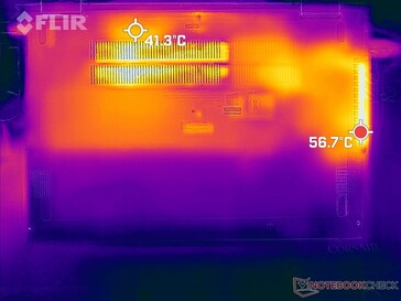 Heat map - Max. load - Bottom