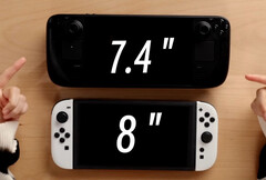 The Switch 2 may look like a scaled-up Switch OLED, just without the OLED display. (Image source: XNZ)