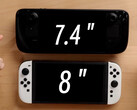 The Switch 2 may look like a scaled-up Switch OLED, just without the OLED display. (Image source: XNZ)