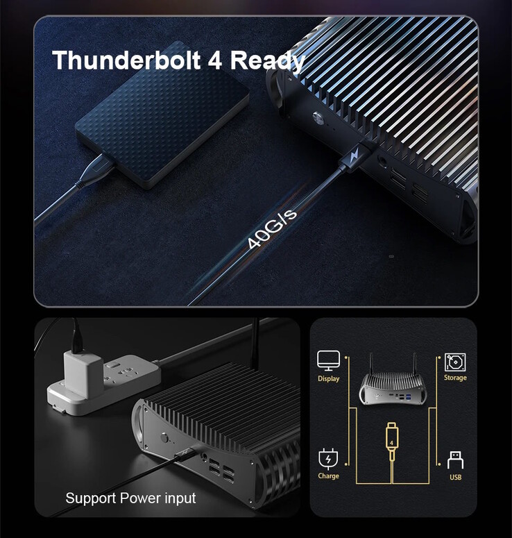 Power can be supplied via USB.