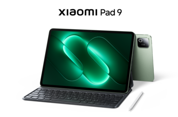 Xiaomi Pad 9 with keyboard and stylus