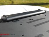 The external, expanded battery of the Lenovo ThinkPad T480