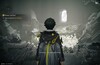 A towering frozen structure looms over the Endministrator during the Process: Cold Start mission in Arknights: Endfield.
