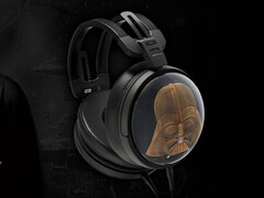 Audio-Technica has announced the limited-edition ATH-AWSW-DV wooden headphones adorned with Darth Vader from Star Wars. (Image source: Audio-Technica)