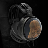 Audio-Technica has announced the limited-edition ATH-AWSW-DV wooden headphones adorned with Darth Vader from Star Wars. (Image source: Audio-Technica)