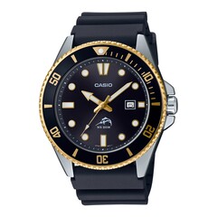 The Casio Duro MDV-106G-1AV dive watch is powered by Miyota 2115 quartz movement (Image source: Casio)