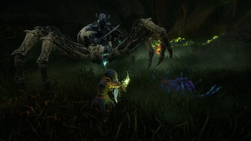 An image showing a battle in Dungeons of Sundaria.