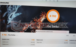 AMD Radeon RX 5300M 3DMark Fire Strike score.