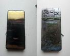 Front and back photos of the exploded Redmi Note 13 Pro (Image source: Sri Varshan; edited)