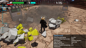 Pictured: A gameplay screenshot from Game Quest: The Backlog Battler.