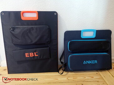 Folded: EBL ESP-100 next to the Anker 625