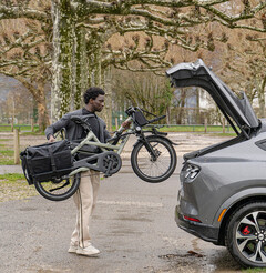 The HSD 2nd Gen cargo e-bike features a compact design