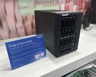 Ten drives fit into the as-yet-unnamed NAS system via removable drive bays.