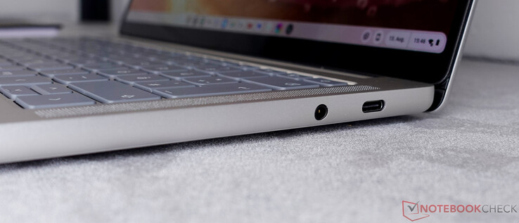 3.5 mm Headset; USB-C (PD and DP)