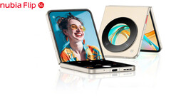 Nubia announces Flip 5G folding clamshell smartphone (Image source: Nubia [edited])