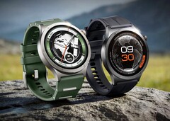 The OnePlus Watch 4 has a titanium case with a sapphire glass front.