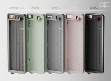 The Qwertykeys QK65 MK3 will beavailable in five retro-inspired colorways. (Image source: Qwertykeys)