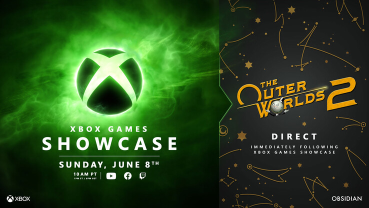 Xbox Games Showcase 2025 and The Outer Worlds 2 Direct date and time. (Image source: Xbox/Microsoft)
