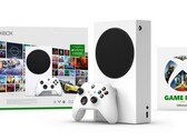 Microsoft includes three months of Game Pass Ultimate and a wireless controller with the Xbox Series S in the Starter Bundle. (Image: Microsoft)