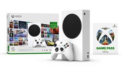 Microsoft includes three months of Game Pass Ultimate and a wireless controller with the Xbox Series S in the Starter Bundle. (Image: Microsoft)
