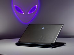 Alienware m18 offers a 480 Hz display option. (Image Source: Dell)