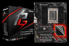 The ASRock Phantom Gaming 6 X399 motherboard. (Source: ASRock)