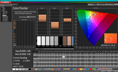 ColorChecker before calibration