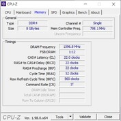 Asus ExpertBook B1 - CPUz