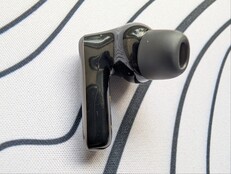 Close up of the right earbud