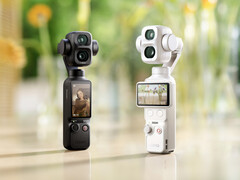 DJI sells the Osmo Pocket 4P in black and white colours.