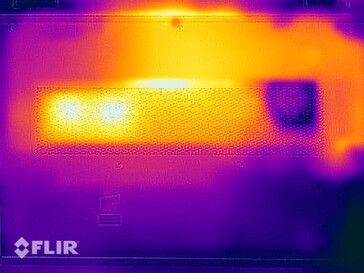 Surface temperatures stress test (bottom side)