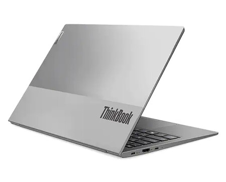 The ThinkBook 13s features an understated two-tone alimunium lid. (Image source: Lenovo)