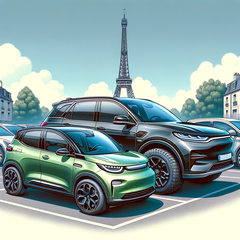 Average vehicle weights on the road have increased over the years, cutting into efficiency while generating more smog and using more energy. (Source: AI generated image DALL-E 3)