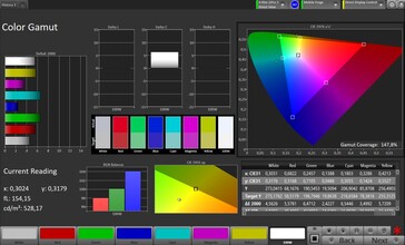 CalMAN sRGB color space