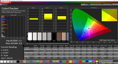 CalMAN ColorChecker calibrated (sRGB colour space)