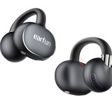 The EarFun Clip 2 earbuds clip onto ears to provide AI translation and resolution music playback. (Image source: EarFun)
