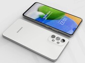 Imagined renders of the Samsung Galaxy A73. (Source: LetsGoDigital)