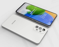 Imagined renders of the Samsung Galaxy A73. (Source: LetsGoDigital)