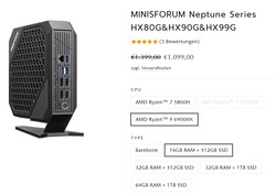 Minisforum Neptune Series HX99G review: Compact gaming PC with AMD Ryzen 9  6900HX and AMD Radeon RX 6600M also includes USB4 and Thunderbolt -   Reviews