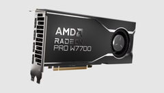 The Radeon PRO W7700. (Source: AMD)