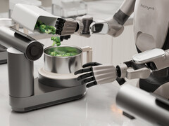Robot R1 cooking (Image source: Robbyant)