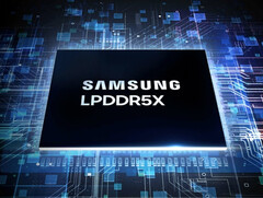 Samsung low-power DDR5X RAM. (Image source: Samsung)
